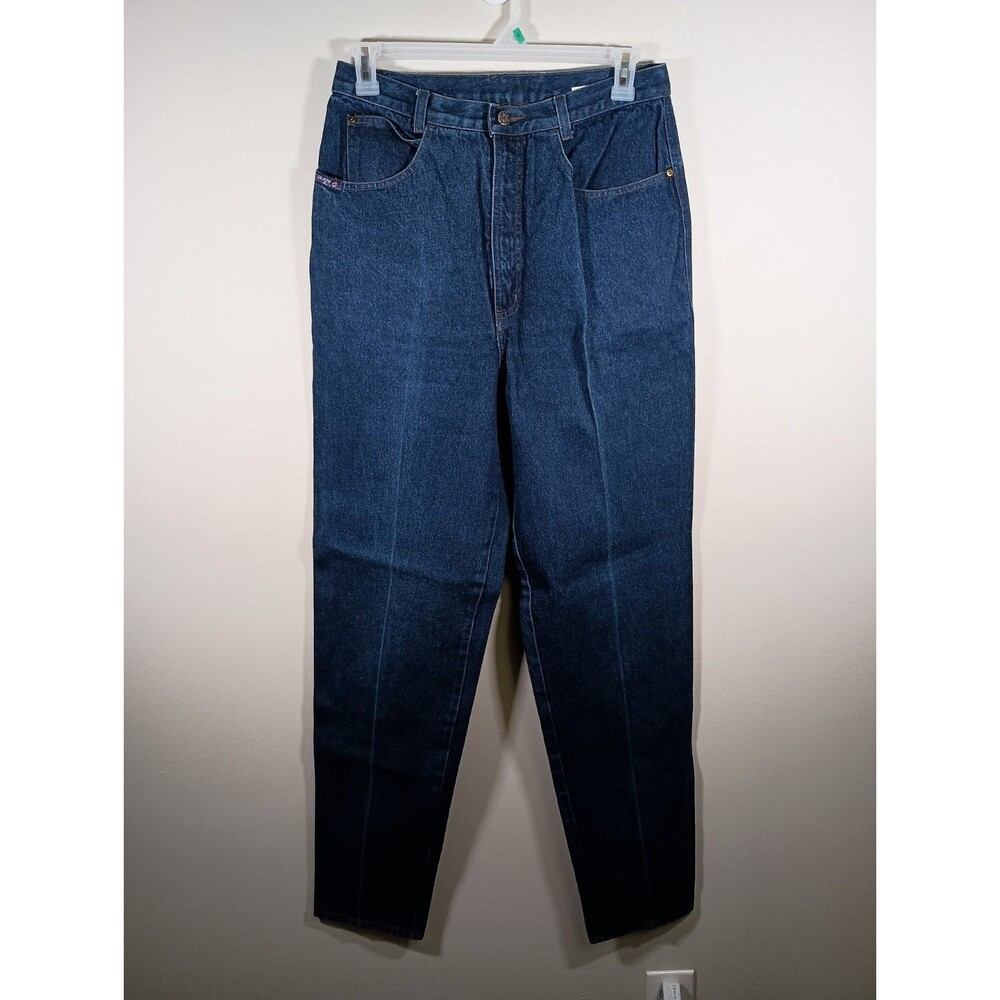 Vintage Blaze Blackfire Womens Western Rodeo Tapered Bareback Jeans Size 17 / 33